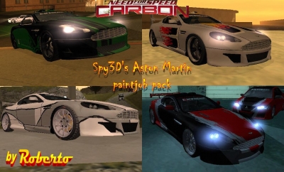 Aston Martin NFS:Carbon paintjobs